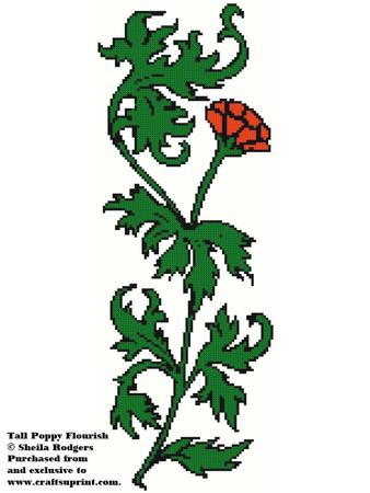 Tall Poppy Flourish