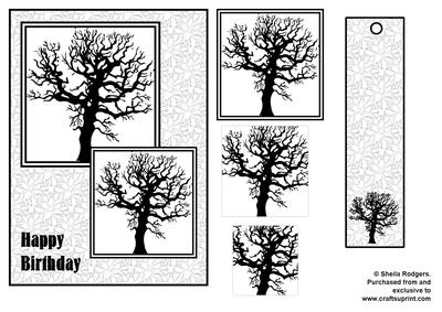 Black and White Trees 1