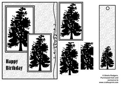Black and White Trees 2