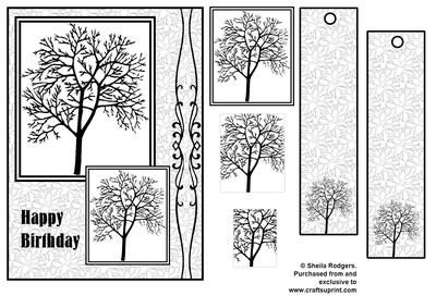 Black and White Trees 3
