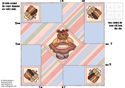 Twist Turn Topper - Apple Pie Bear