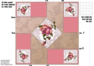 Twist Turn Topper - Blush Rose