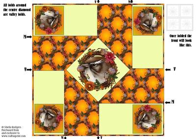 Twist Turn Topper - Wren and Wreath