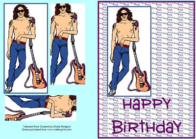 Tattooed Rock Guitarist