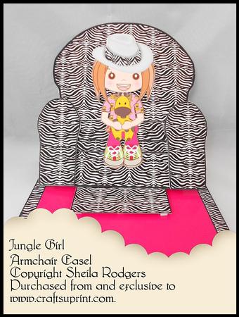 Armchair Easel - Jungle Girl