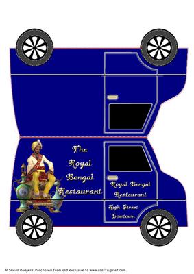 Van Card - Royal Bengal Restaurant