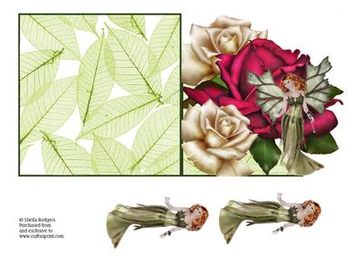 Flower Fairy with Roses