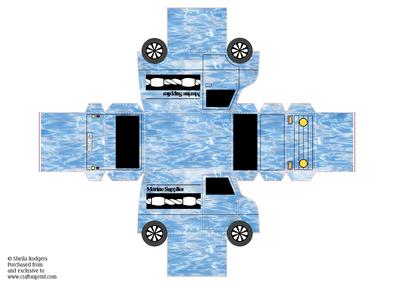 Model Van - Marine Supplies