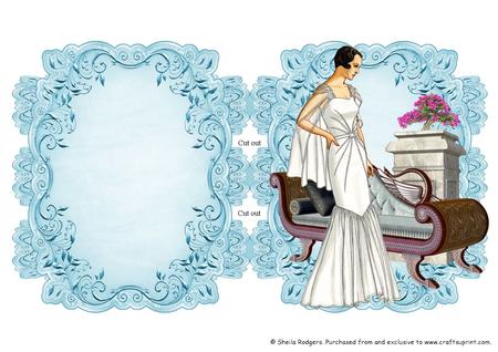Aqua Strip Card Mini Kit - Katy with Bonsai