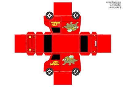 Model Van - Birthday Dinosaur 2