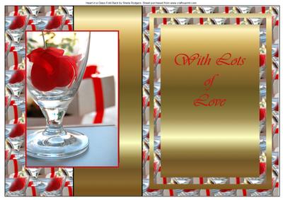 Heart in a Glass Fold Back