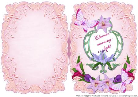 Name & Meaning Card - Eleanor