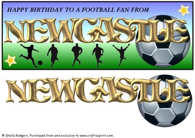 Football Fan from - Newcastle