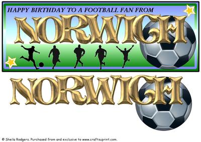 Football Fan from - Norwich