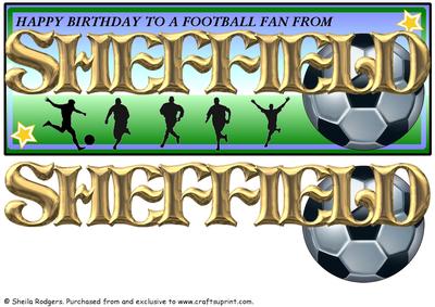 Football Fan from - Sheffield