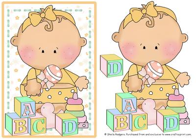 Building Blocks - Curly Baby Girl