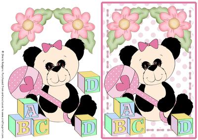 Building Blocks - Panda Baby Girl