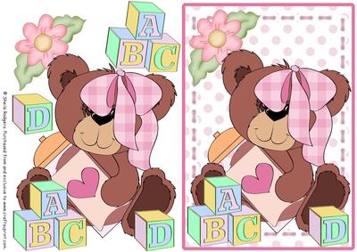 Building Blocks - Teddy Baby Girl 1