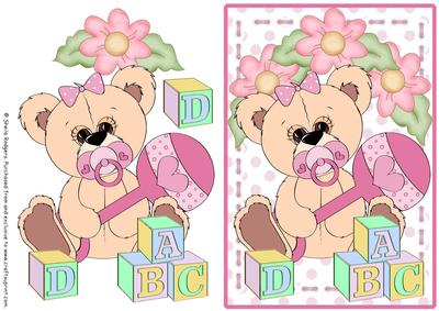Building Blocks - Teddy Baby Girl 2