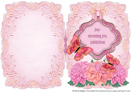 Name & Meaning Card - Joy