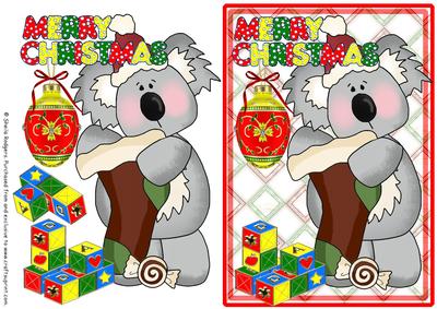 Building Blocks - Koala and Stocking
