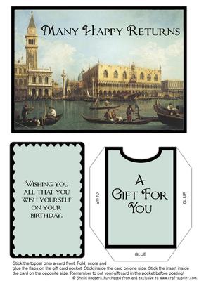 Gift Card Holder - Venice