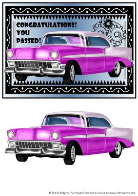 50s Car - Congratulations! You've Passed! 1