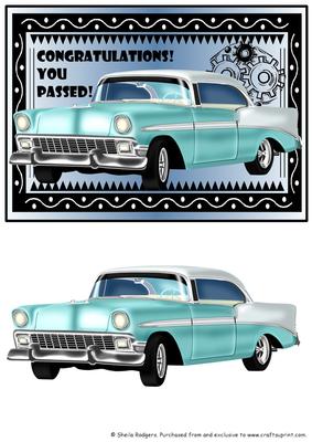 50s Car - Congratulations! You've Passed! 4