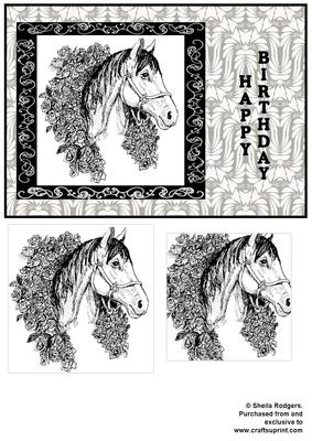 Horse with Wreath