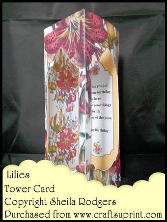 Tower Card - Lilies