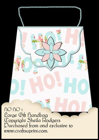 Large Gift Handbag - Ho Ho 1