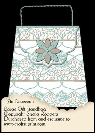 Large Gift Handbag - Art Nouveau 1