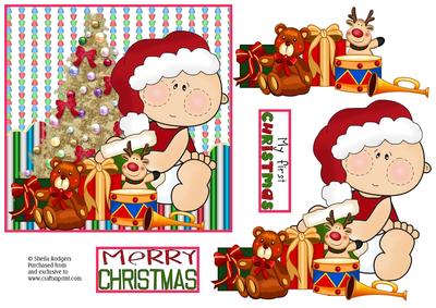 6 Inch Card - Baby by Tree
