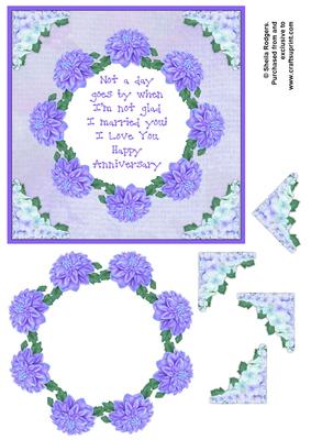 Purple Dahlia Anniversary