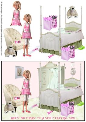 Girl in Bedroom