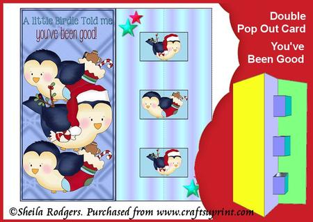 Double Pop Out Card - You've Been Good