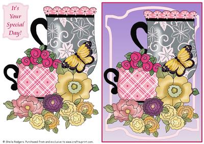 Floral Teacups 3
