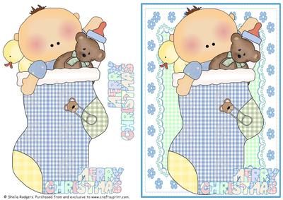 Christmas Stocking Baby 1