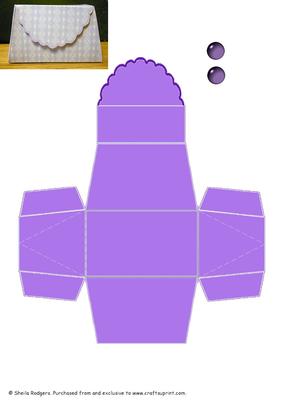 Small Favour Box - Plain Purple