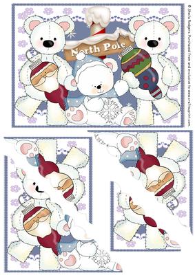 Scallop Corner Christmas - Polar Bears and Baubles