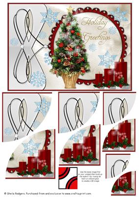 Duo Corner Christmas - Tree and Candles