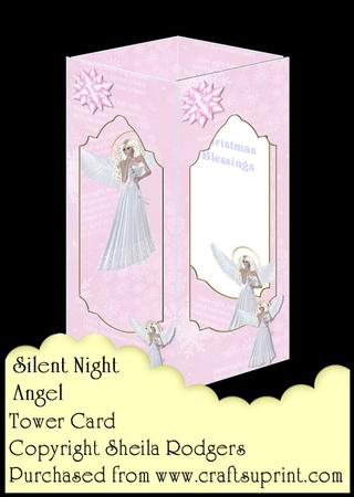 Tower Card - Silent Night Angel