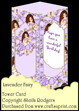Tower Card - Lavender Fairy