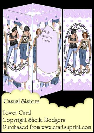 Tower Card - Casual Sisters