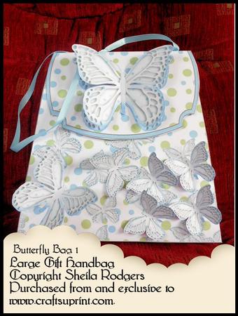Large Gift Handbag - Butterfly Bag 1