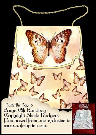 Large Gift Handbag - Butterfly Bag 5
