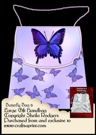 Large Gift Handbag - Butterfly Bag 6