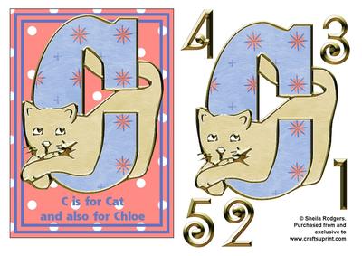 C is for Cat and Chloe