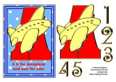 A is for Aeroplane and Alex