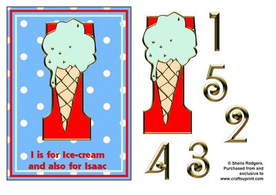 I is for Ice Cream and Isaac